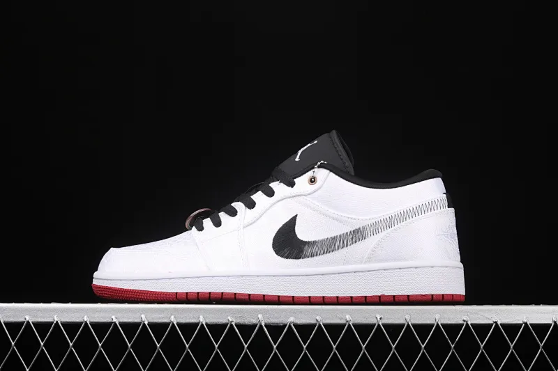 All categories Air Jordan Jordan series basketball shoes Air Jordan 1 Low CLOT x Air Jordan 1 Low "Fearless" AJ1 Joe 1 low-top white silk CU2804-100